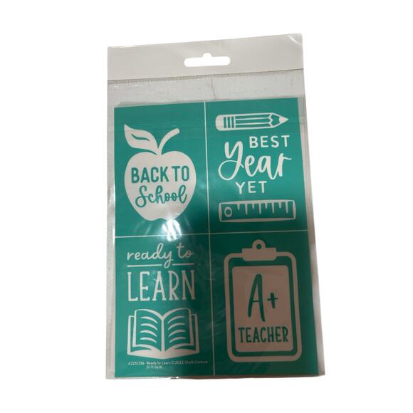 Chalk Couture 5X7 New  Reusable Transfer‎ "Ready To Learn" - Picture 5 of 7